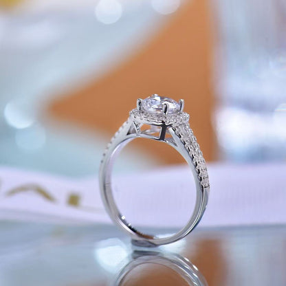 1.0ct Twin Bezel Radiance Ring