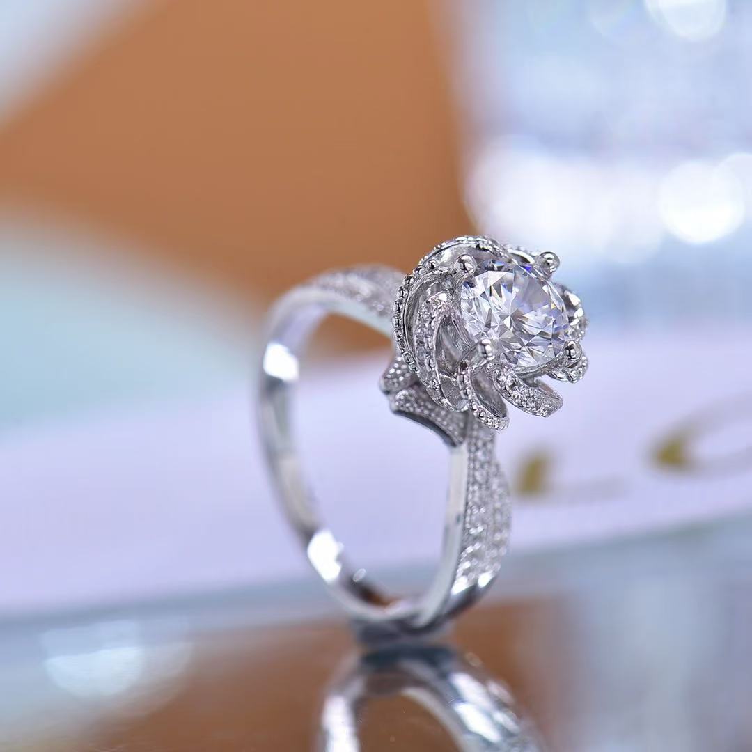 2.0ct Rose Fountain Ring