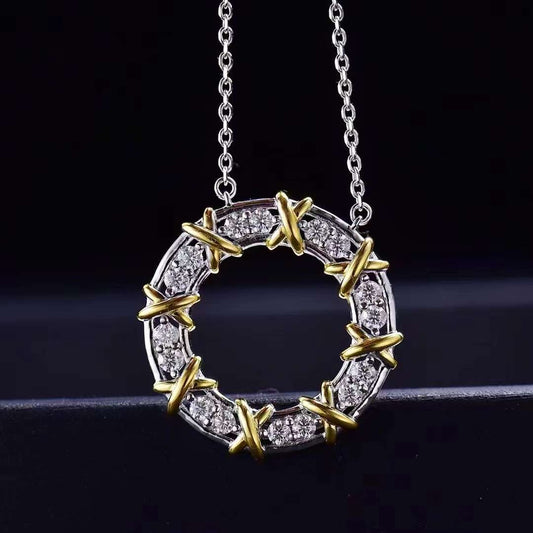 The Eternal Harmony Wreath Necklace 18K Gold