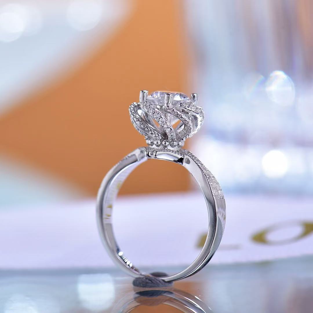 2.0ct Rose Fountain Ring